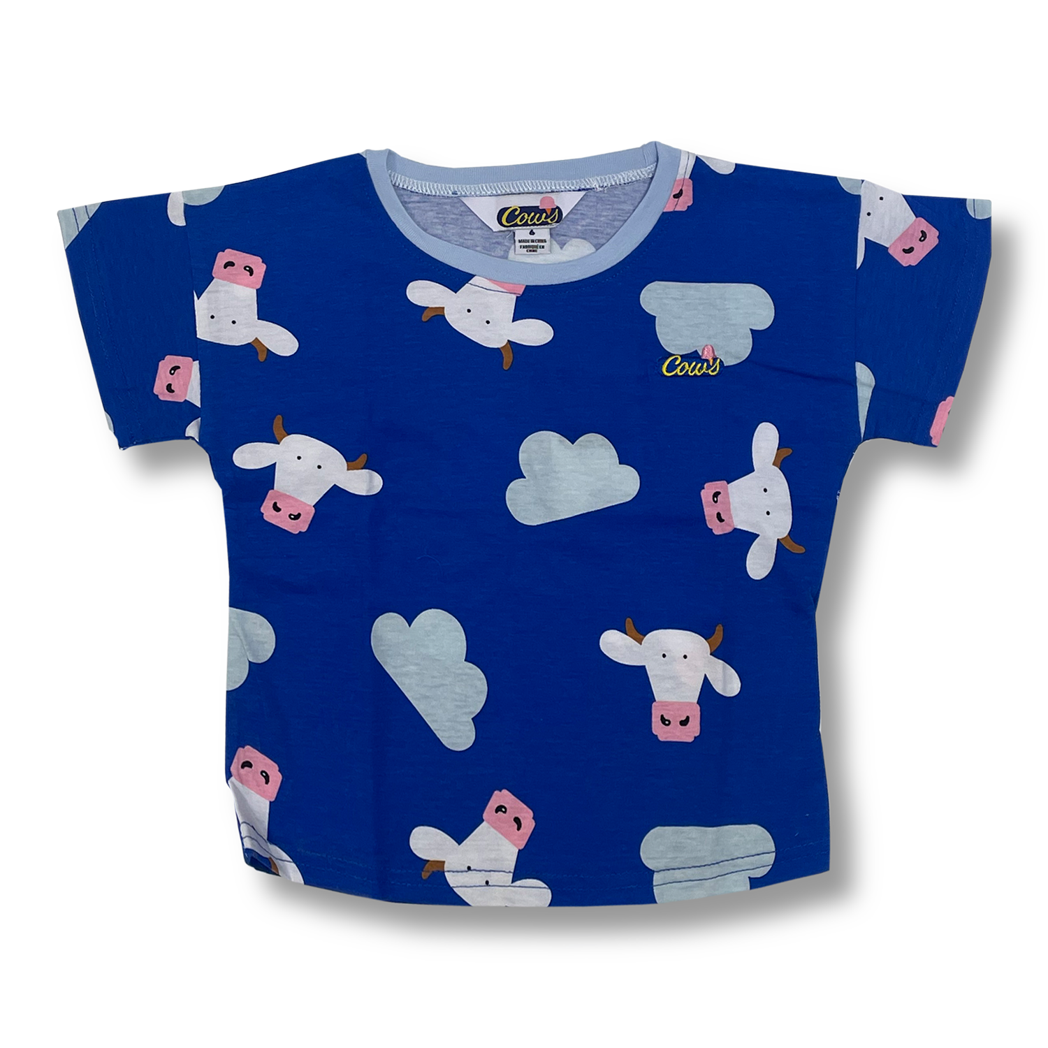 Blue COWS Kids T