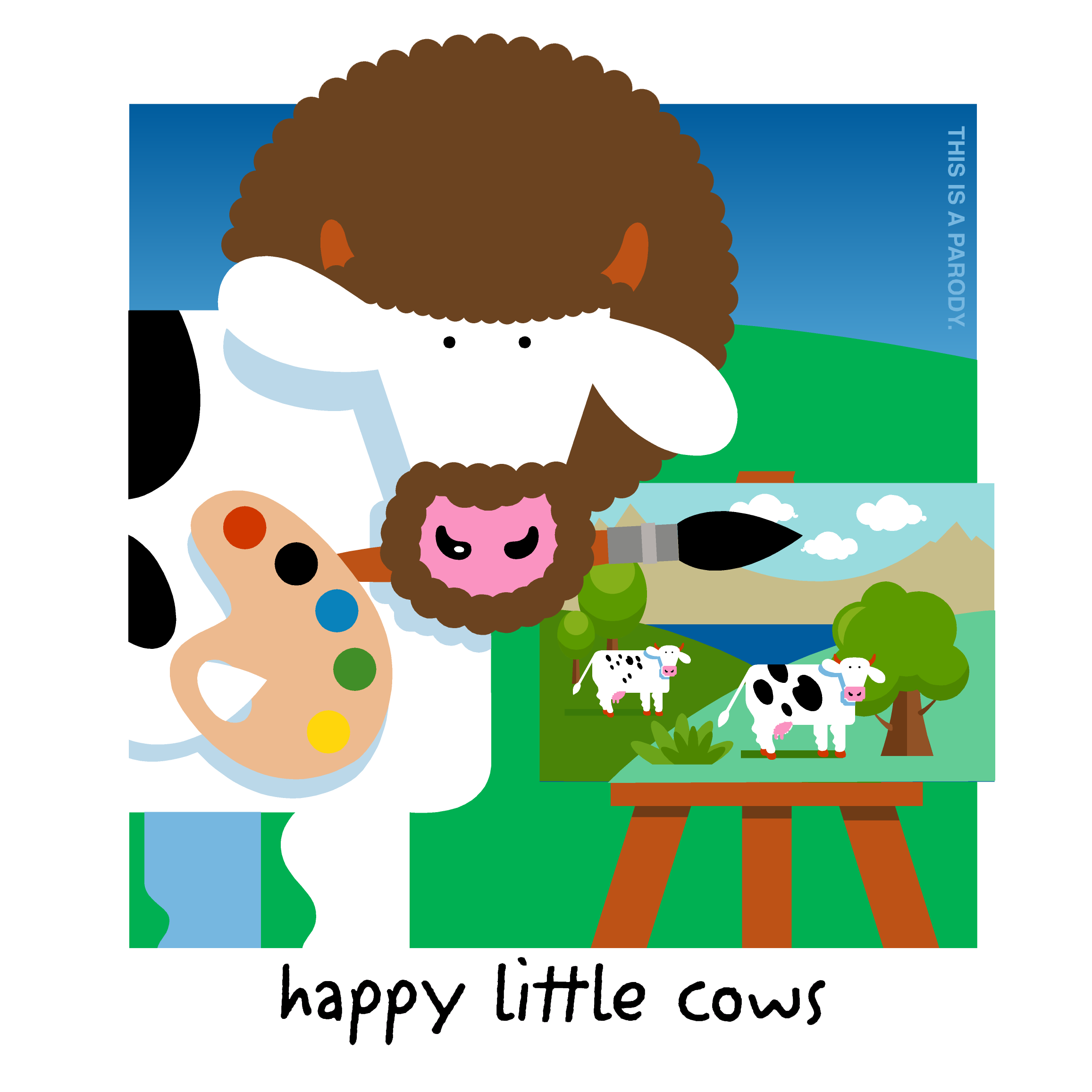 Happy Little COWS Adult/Youth/Kids T