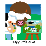 Happy Little Cows Adulte/Jeunesse/Enfant T