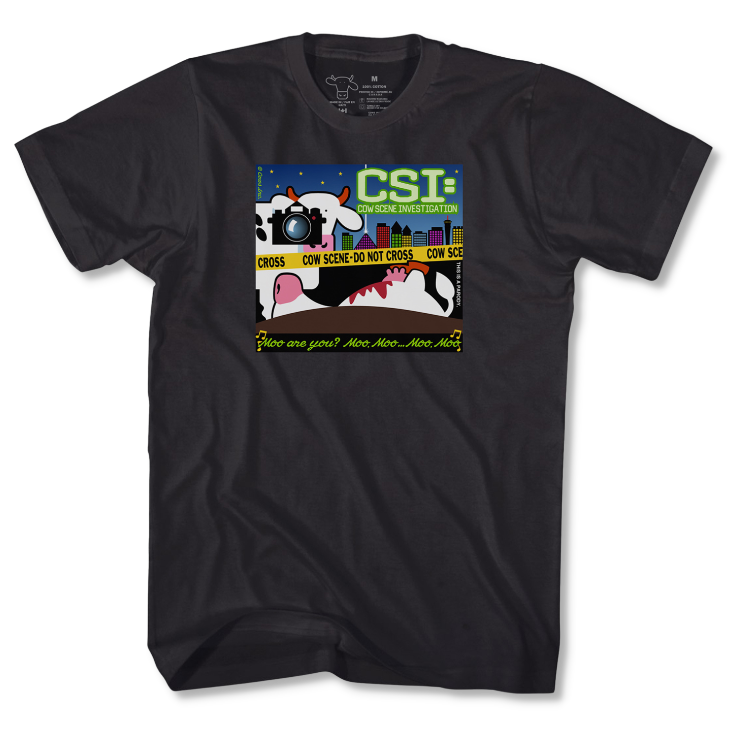 CSI: COW Scene Investigation COWS Classic T