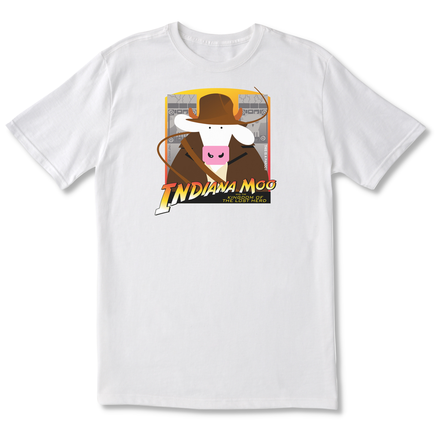 Indiana Moo and the Kingdom of the Lost Herd COWS Classic T