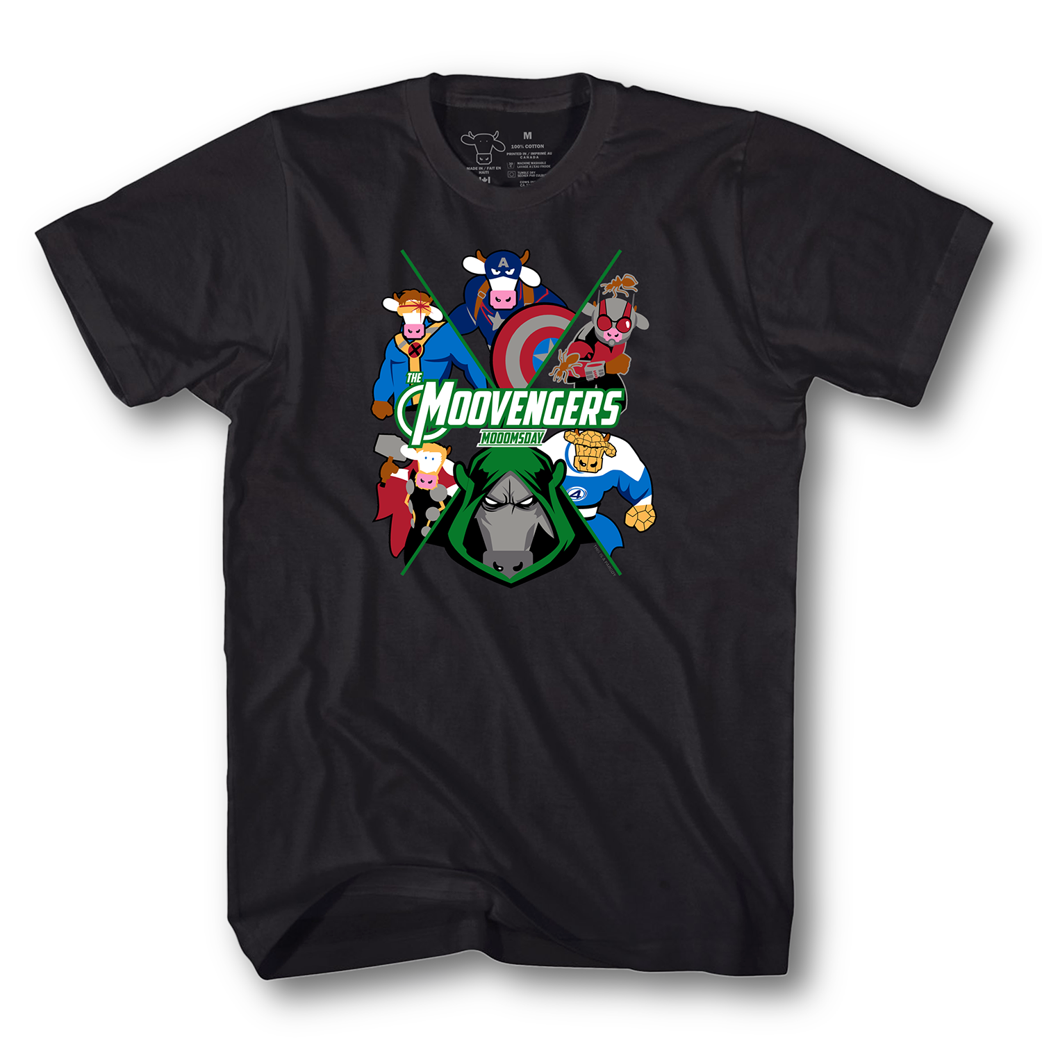 Adult T - The MOOvengers MOOOmsday