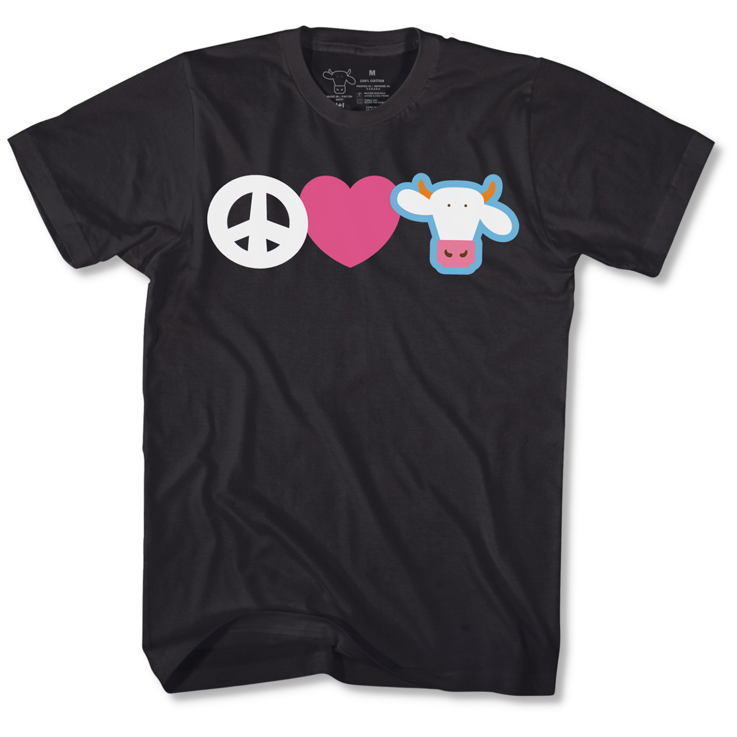 T-shirt classique Peace COWS