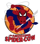THE AMOOZING SPIDER-COW CLASSIC T IMAGE